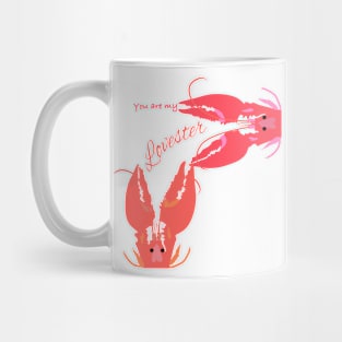 Couple of lobsters Valentine's day gift Mug